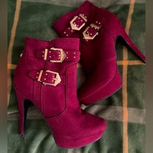 Platform booties by guess